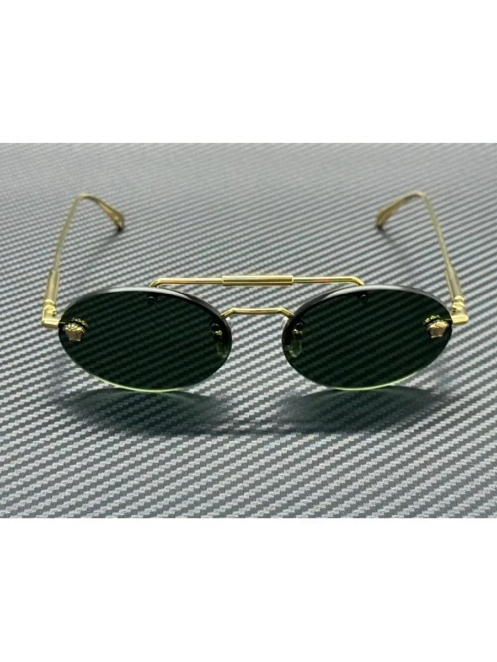 New Versace Women Gold Sunglasses 56-16-145